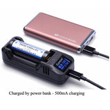 KeepPower L1 LCD Display Intelligent 26650/18650/16340 Battery Charger