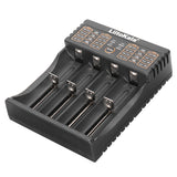 Liitokala Lii-402 Micro USB DC 5V 4Slots 18650/26650/16340/14500 Battery Charger 