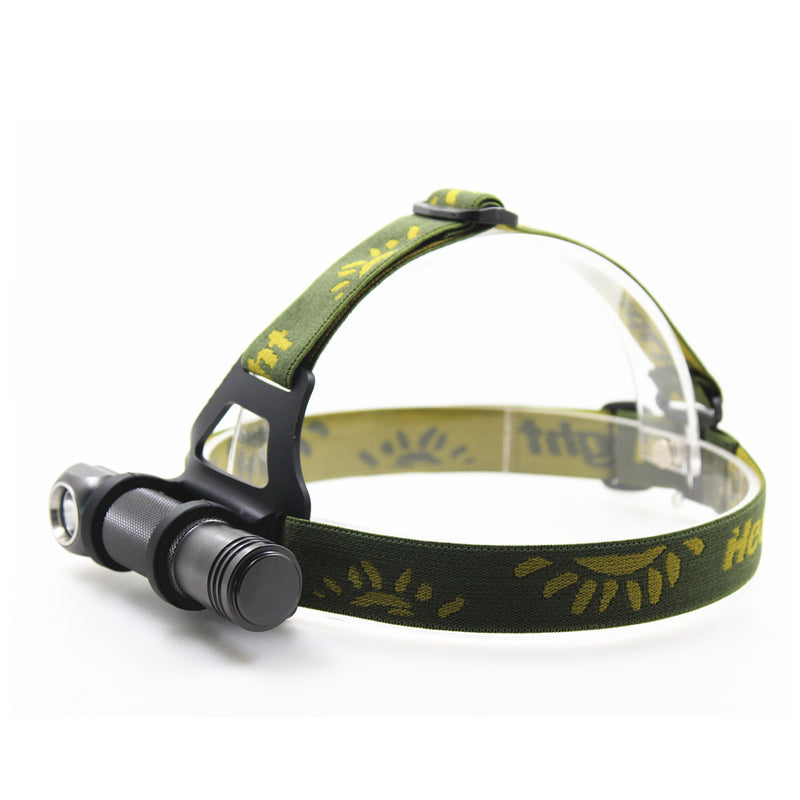 SHUOLIDE H6 XHP V6 1000Lumens 4Modes Dimming Multi-function Portable Headlamp + LED Flashlight 18650