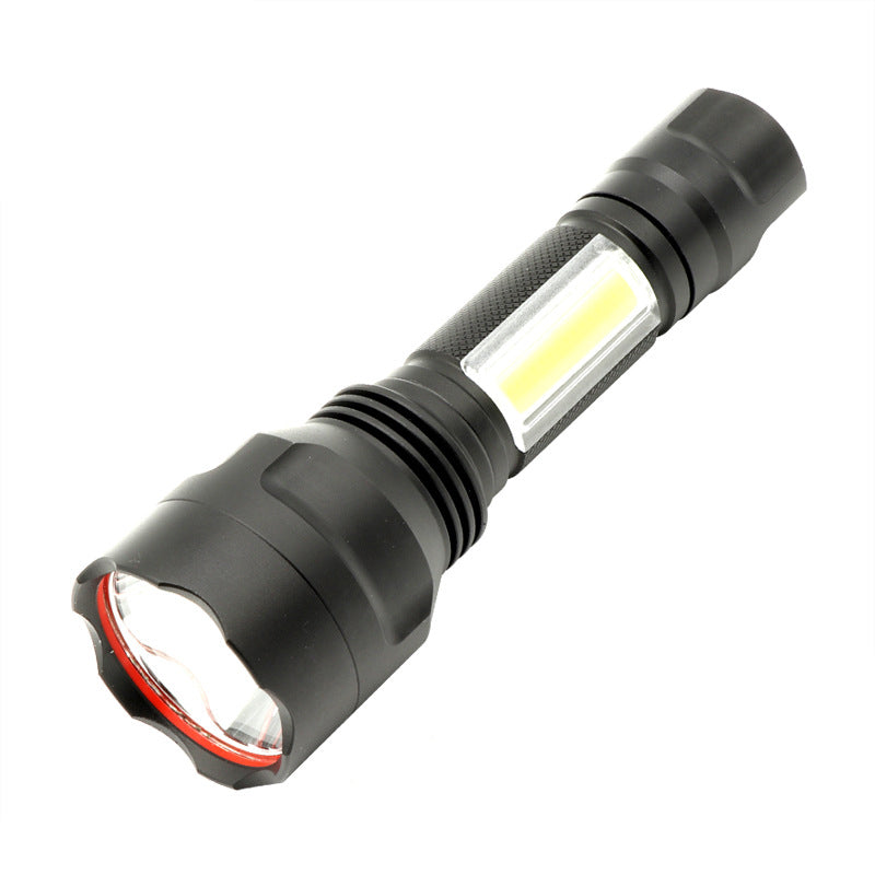 XANES C8 T6+COB LED 4 Modes Work Light Waterproof Tactical Hunting Camping Emergency Flashlight