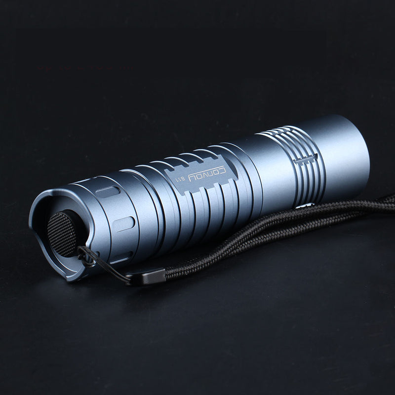 Blunish Gray Convoy S11 XHP50.2 18W 2400lm 3A Output 18650 26650 Tactical Flashlight