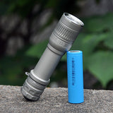 AMUTORCH New VG10 XPL HD 1200LM Powerful Bightness Tactical LED Flashlight Bike Light 21700 Military Grey