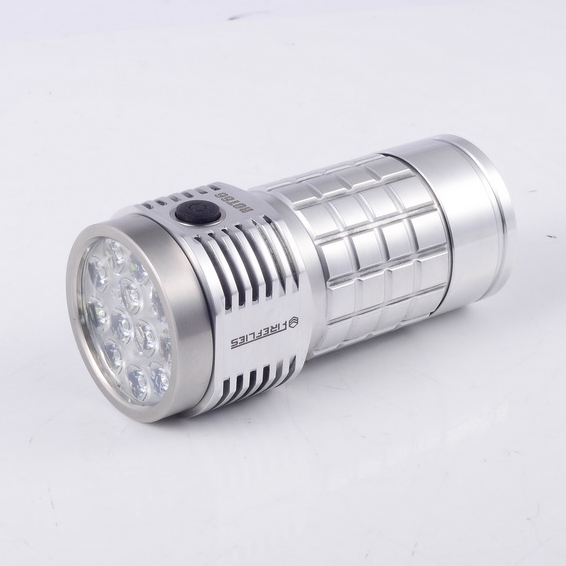 Fireflies ROT66 Generation II Polished Raw Aluminium SST20/ Nichia/ XPL HI/ Osram 7000~10000Lumens + 45 degree TIR lens EDC LED Flashlight