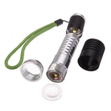 T6 850 Lumens 5 Modes LED Zoomable Flashlightt 1x18650